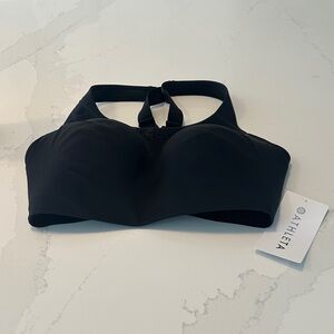 Athleta Black Lightly Padded Phenomena Sports Bra NWT 34DD